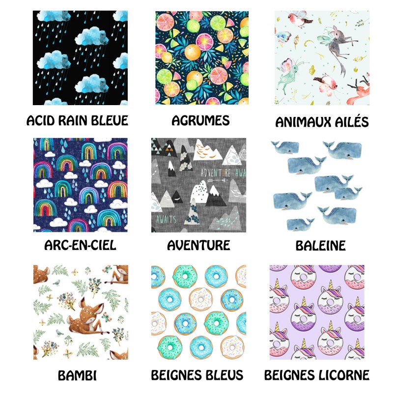 Custom diapers - Many patterns available